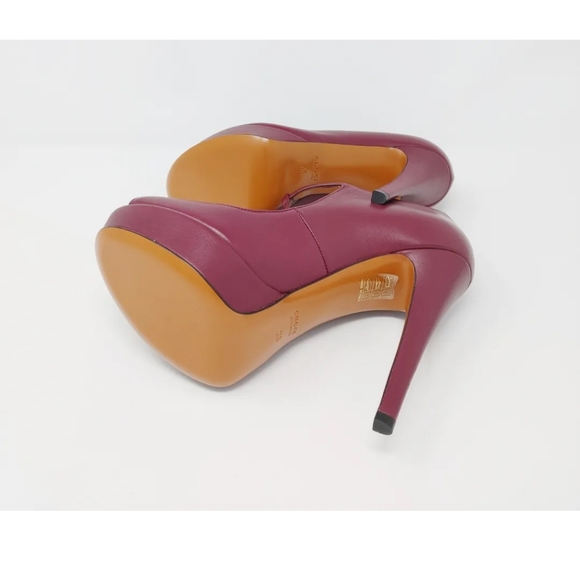 Gucci Leather Peep Toe Mary Jane's Size 36 - Picture 4 of 4